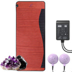 D190-Max-32x75'' Amethyst™ Mat: Professional Crystal Healing with Natural Jade & 3-64Hz Bio PEMF