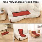 Natural Amethyst Crystal Tourmaline Heated Mattress Far Infrared Red Light Therapy Pemf Mat