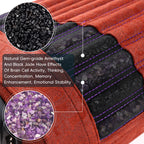 Crystal Biomat Heating Pillow Amethyst Jade Gem Massage Pillow With Far Infrared PEMF Therapy
