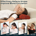 Crystal Biomat Heating Pillow Amethyst Jade Gem Massage Pillow With Far Infrared PEMF Therapy