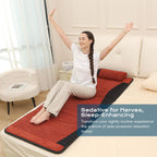 D190-Max-32x75'' Amethyst™ Mat: Professional Crystal Healing with Natural Jade & 3-64Hz Bio PEMF